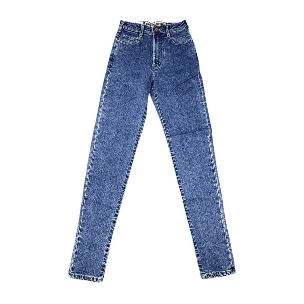 Parasuco Extreme Fit Womens High Rise Slim Leg Jeans Blue Medium Wash 30x32 NWT